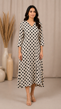 Classic Polka Dot One-Piece Dress