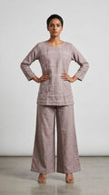 Mauve Blossom Embroidered Co-ord Set