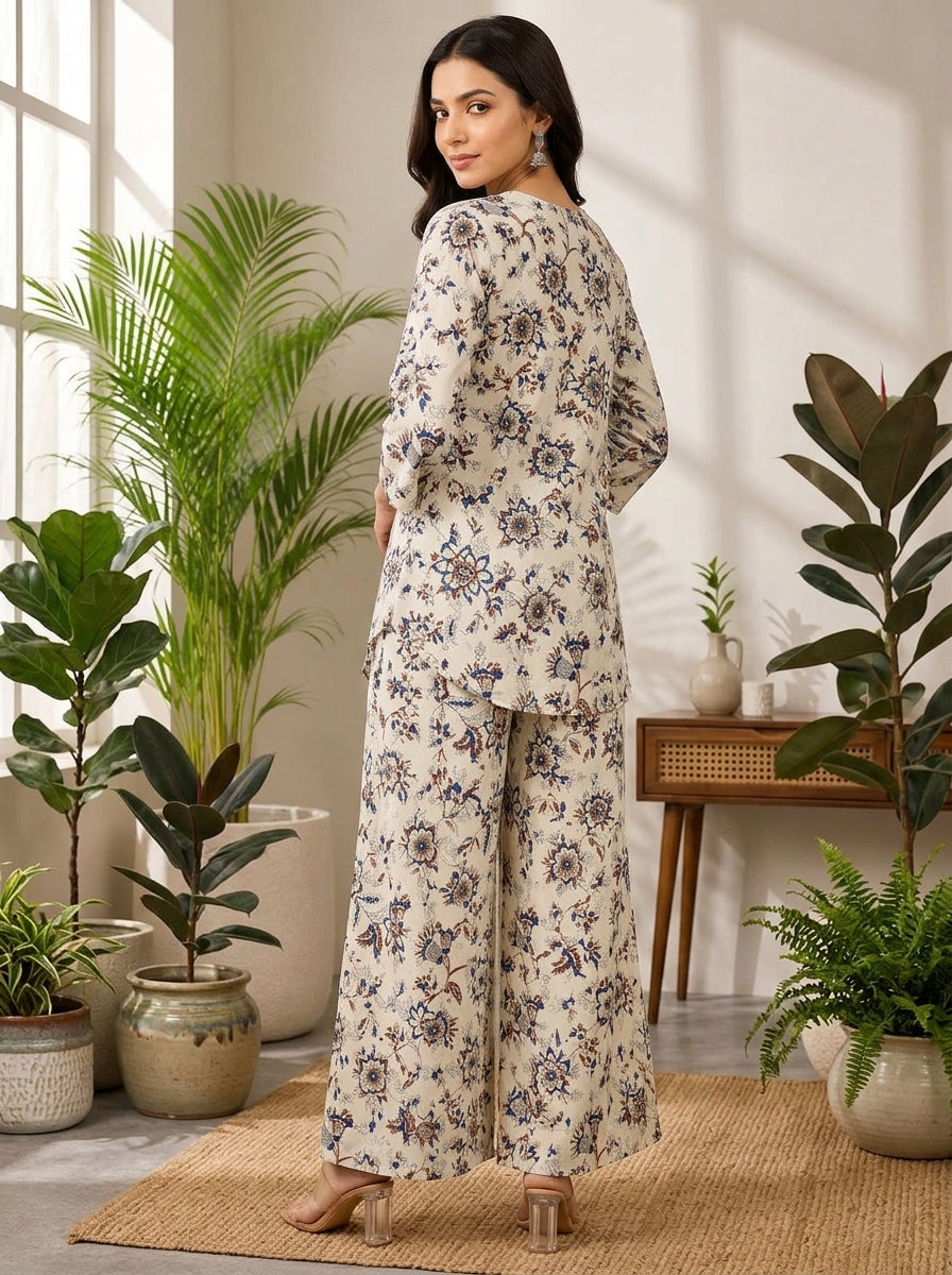 Ivory Meadow Floral Co-ord Set