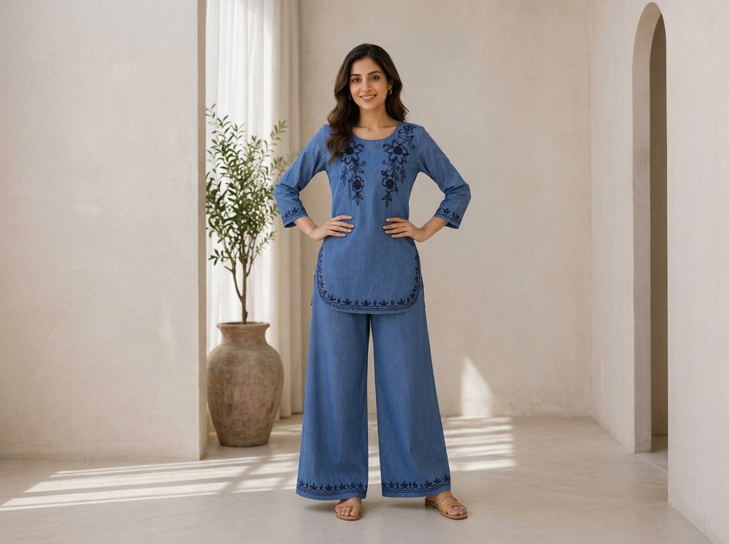 Denim Cord set